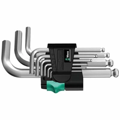 Wera 05133163001 Hex-Plus Stainless Steel Metric L-Key Allen Wrench (9pc Set) - Image 1 of 4