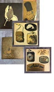 L'Illustration Prints Of Japanese Lacquer Work Attached To Cardboard 1930s C27 - Picture 1 of 11