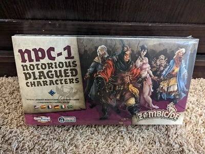Zombicide Black Plague NPC-1 pack Notorious Plagued Characters CMON - NEW - Image 1 of 2