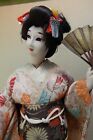 Vintage Rare 1950s Nishi Asian Japanese Geisha Kimono Doll 18” Figurine