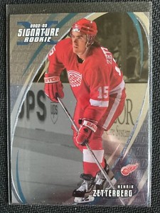 Henrik Zetterberg 2002-03 ITG Be A Player Signature Series RC Card #190