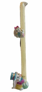 Vintage Giftco Easter Bunny Candle Climber Porcelain Rabbit Candle Holder - Picture 1 of 8