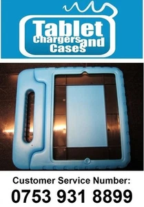 Estuche/soporte protector contra impactos divertido azul para niños/niños pequeños para iPad 2/3 de Apple - Imagen 1 de 1