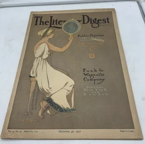 Vtg December 30, 1911 The Literary Digest Magazine Vol. 43 No. 27 Whole No. 1132 - Picture 1 of 5
