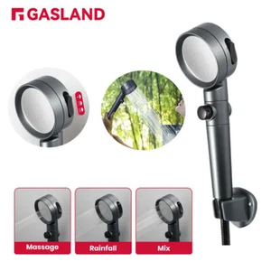 GASLAND Handheld Shower Head 3 Spray Modes & 150cm Hose Rainfall Camping Shower - Picture 1 of 7
