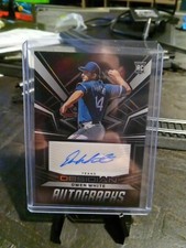 2023 Panini Chronicles Obsidian Autographs Owen White - Rangers