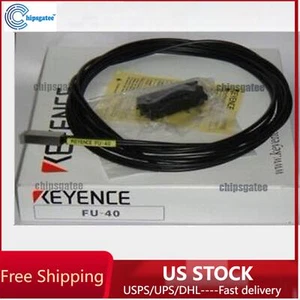 New KEYENCE FU-40 Reflective Fiber Optic Sensor US Free TAX - Picture 1 of 9