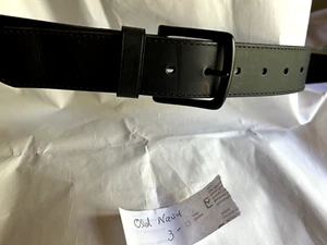 Old Navy 40" Black Bonded Leather  Men's Belt - Bild 1 von 4