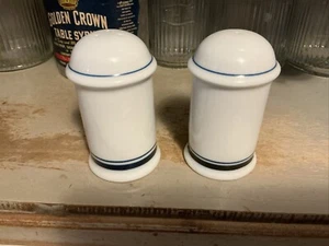 Set of DANSK Blue Christianshavn Dansk Bistro Salt and Pepper Shakers - Picture 1 of 1