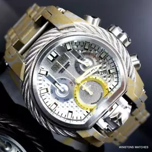 Invicta Reserve Bolt Zeus Magnum Hydroplated Steel 52mm Swiss Mvt Watch New - Picture 1 of 12
