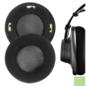 Geekria Velour Ear Pads for AKG K701 Q701 Q702 Headphones (Black) - Picture 1 of 6