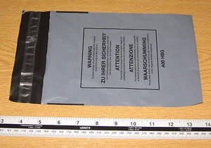 100 x A00 Small Grey Strong Mail Bags Parcel Sacks approx 160 x 220mm 6.5 x 9 - Picture 1 of 4
