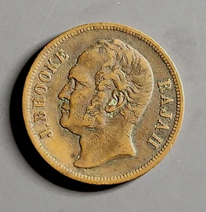 Sarawak 1863 One Cent K73 Fine J. Brooke Rajah - Picture 1 of 2