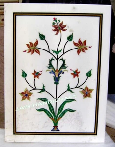 18''x12'' Marble Table Top Inlay wall scenery decor side lapis malachite room - Picture 1 of 3