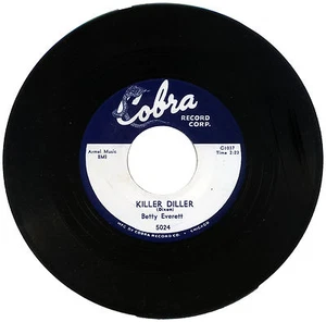 BETTY EVERETT  "KILLER DILLER c/w AIN'T GONNA CRY" 1958 R&B - Picture 1 of 1