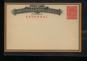 Rhodesia  pristine  postal  card  external  use    PS0726