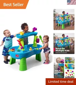 Rain Showers Splash Pond Toddler Water Table, Kids Water and Sand Activity Se... - Picture 1 of 9