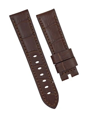 Banda Original Panerai Cuero Caimán Marrón 22mm x 20mm Foto 1 de 4
