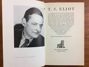 Vintage 1949 T.S. ELIOT A SYMPOSIUM First Edition Hardcover - Imagen 1 de 3