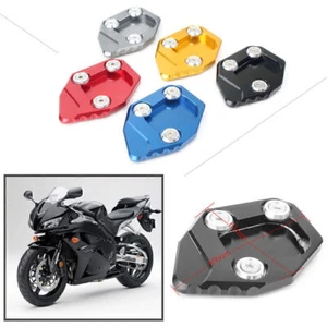 Fuß Ständer Seitenständer Platte Pad Verlängerung für Honda CBR600RR F5 2007 -15 BLK - Bild 1 von 9