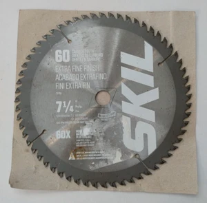 Skil 60 Carbide Teeth Circular Saw Blade 7-1/4", 1 unused blade - Picture 1 of 3
