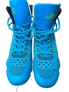B Luck Shoe Ringerschuhe Unisex Ringer Boxschuhe - Größe 10 Farbe Blau - Bild 1 von 7
