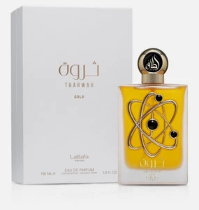 Tharwah Gold by Lattafa Pride - 100ml - Eau de Parfum - EDP - Picture 1 of 7