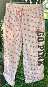 NWT Victoria's Secret PINK VINTAGE Lounge Pajama Pants Y2K 2000s XS LOVE PINK - Picture 1 of 7