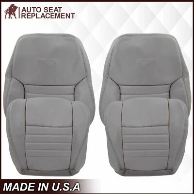 Cubierta de asiento de cuero gris convertible Ford Mustang GT 1999 2000 2001 2002 2004 Foto 1 de 4