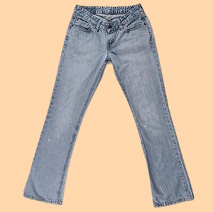 Levis 545 Womens Blue Bootcut Jeans - Heavy Marks and Wear - W28 L33 - 28x33 - Picture 1 of 22
