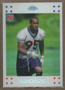 2007 Topps Chrome White Refractors Football Card Pick