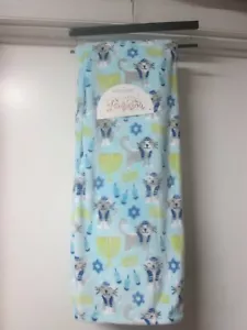 Hanukkah Kitty Cat Menorahs Plush Throw Blanket 50 "X 60" Nuevo con etiqueta - Imagen 1 de 3