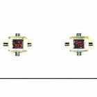 LeVian Platinum Two-Tone-Gold Ruby 0.7 cts Earrings
