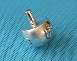 Collectors Hanukkah, 925 Sterling Silver Dreidel Ball Shape From ISRAEL 1.5" T - Picture 1 of 1