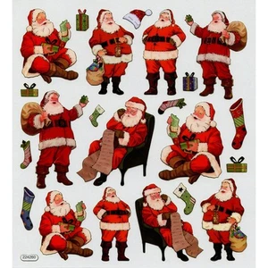 6 Pack Sticker King Stickers-Traditional Santa SK129MC-1514 - Bild 1 von 1