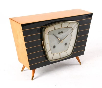 ZENTRA/HERMLE KAMIN/TISCHUHR 1950IGER VINTAGE - Bild 1 von 4