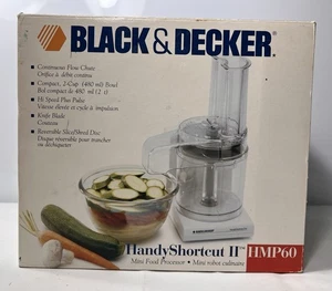 Black & Decker Handy Short Cut II Micro-Processor HMP60 Mini Food Processor - Picture 1 of 5