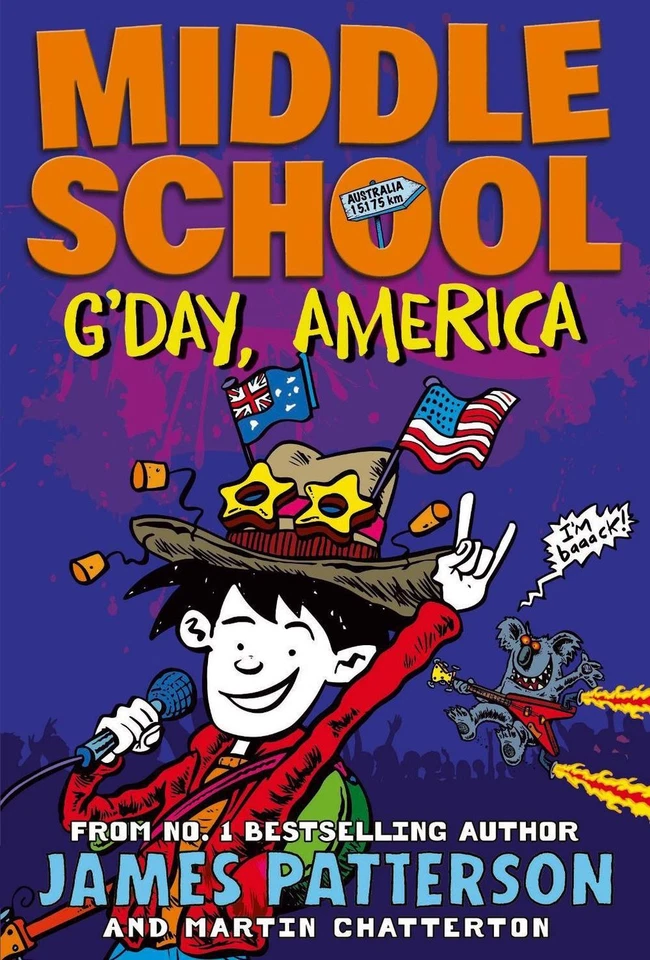 Middle School: G'day, America by James Patterson (English) Paperback Book - Image 1 of 1