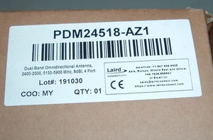 laird pdm24518-az1 dual-band omnidirectional antenna 2400-2500 515-5900 8dbil - Picture 1 of 2
