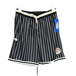 NWT Authentic NBA Basketball Black Baseball Shorts Pants Mens Size M $0ShiP - Bild 1 von 8