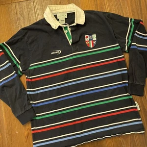 The Lansdowne Collection Striped Rugby Shirt Mens Size XL Long Sleeve #6 - Picture 1 of 13
