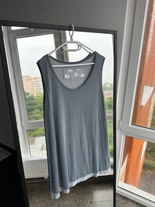 Studio Rundholz grau ärmellos Tencel Tunika Kleid Tank Top XL Avantgarde Germa - Bild 1 von 7