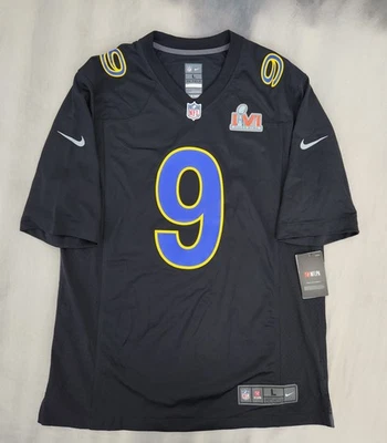 Camiseta Nike Los Angeles Rams Matthew Stafford Super Bowl LVI masculina tamanho grande  - Imagem 1 de 4
