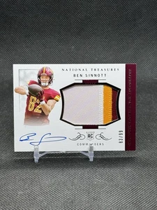 2024 National Treasures Ben Sinnott #CRPA-BST Rookie Patch Auto #/99 - Imagen 1 de 2