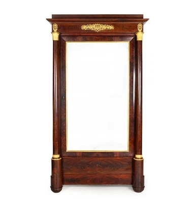 Armario de caoba montado en Ormolu Imperio francés aprox. 1820-40 Foto 1 de 4