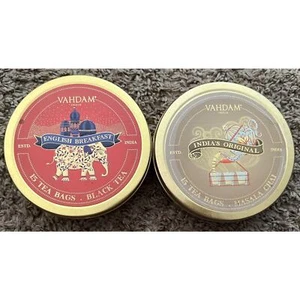 Mezclas de té Vahdam Signature desayuno inglés y Masala Chai original de la India - Imagen 1 de 6