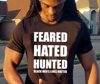 Feared Hated Hunted T-Shirt I Cant Breathe Black Men's Lives Matter Protest BLM
