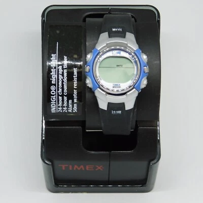 Timex 1440 Sport Indiglo Chronograph Quartz Digital Women's Watch New Battery - Image 1 of 4