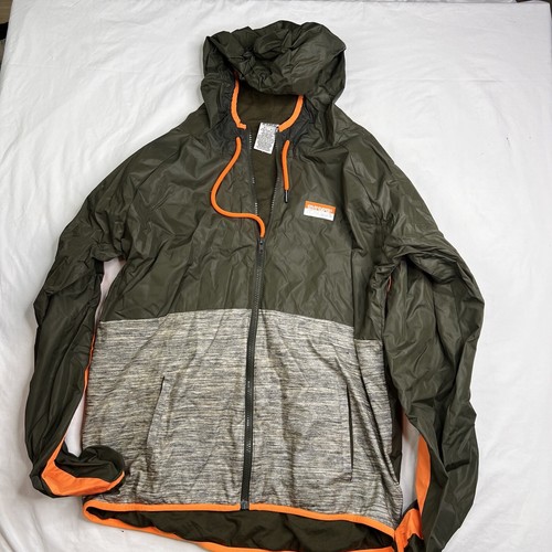 UNDERCOVER Victoria Secret ROSA M L Oliva Arancione Felpa con Felpa Pioggia Leggera L010724