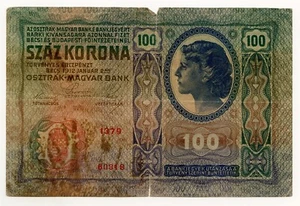 AUSTRIA 1912 Hundred 100 Kronen P# 119 - Picture 1 of 2